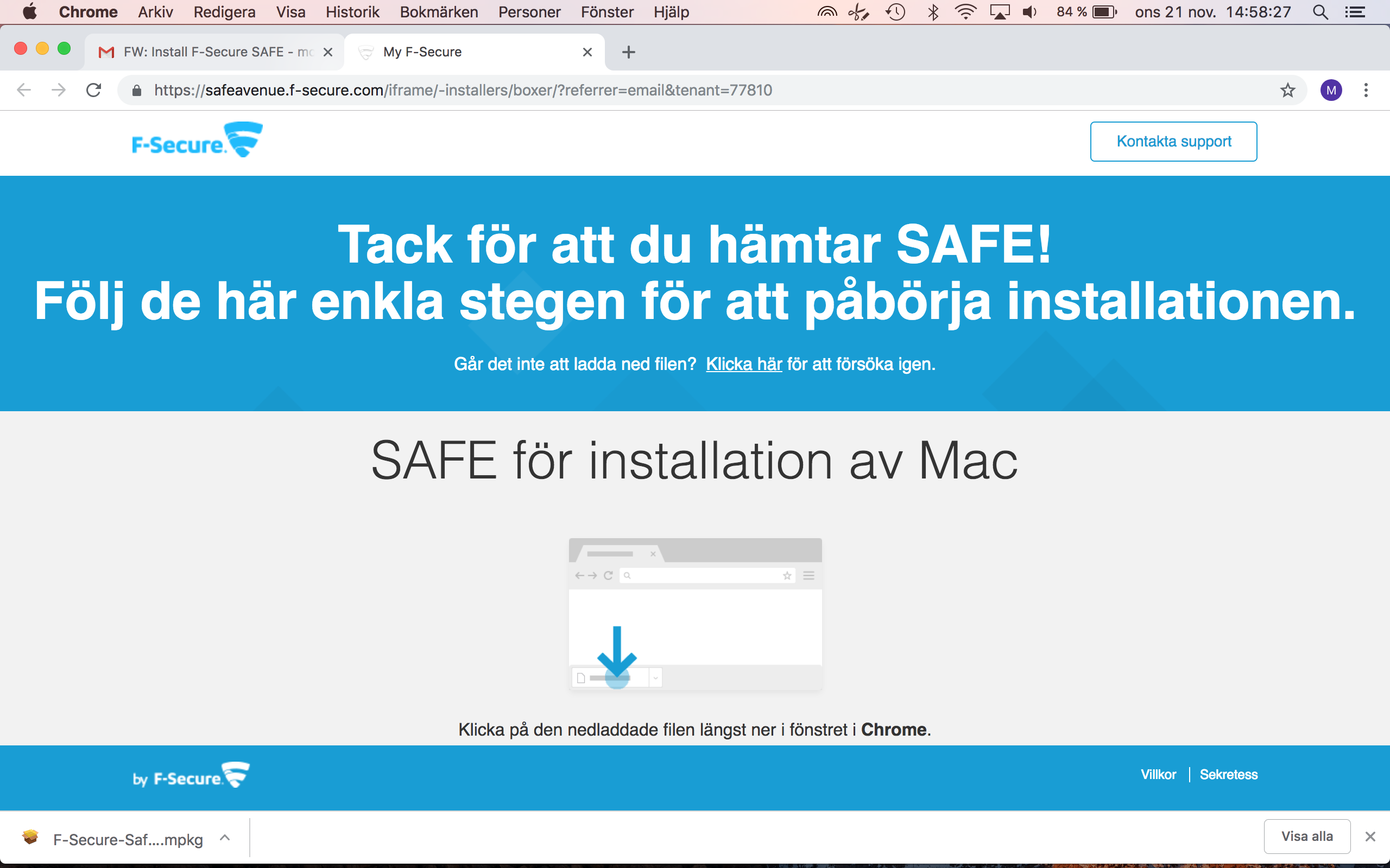 F-secure Safe - MAC 3